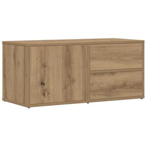 vidaXL Mueble de TV madera de ingenier&iacute;a roble artisan 80x34x35,5 cm