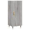 vidaXL Aparador madera de ingenier&iacute;a gris Sonoma 34,5x34x90 cm