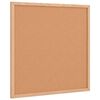 vidaXL Tablero de corcho con marco de madera de pino macizo 40x40 cm