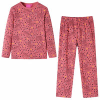 Pijama infantil de manga larga rosa viejo 92
