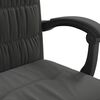 vidaXL Silla de oficina reclinable terciopelo negro