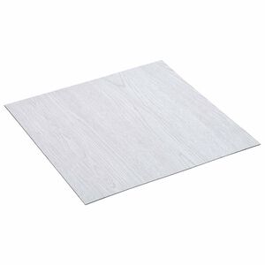 vidaXL Tablones de suelo autoadhesivos Blanco 30,5 x 30,5 cm 20 uds.