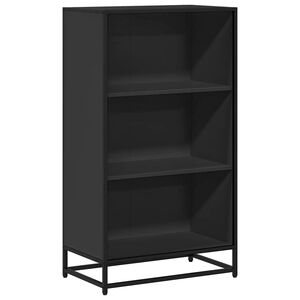 vidaXL Estanter&iacute;a madera ingenier&iacute;a negra 60x35x107,5 cm