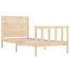 vidaXL Estructura de cama sin colch&oacute;n madera maciza de pino 100x200 cm