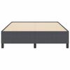 vidaXL Cama tipo Box Spring Gris oscuro 140 x 200 cm Tela de Pana