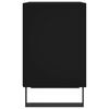 vidaXL Mesita de noche madera de ingeniería negro 40x30x50 cm