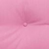 vidaXL Cojín de Espalda Rosa 120 x 24 x 50 cm tela