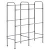 vidaXL Estanter&iacute;a almacenaje para 6 cajas acero plateado 96x33x116 cm
