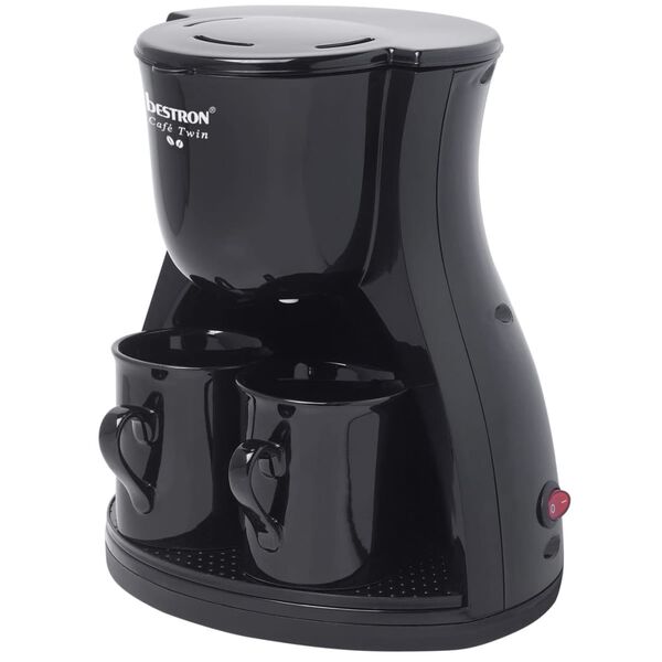 Cafetera con dos tazas, Bestron ACM8007BE, 450 V
