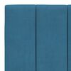vidaXL Cama con colch&oacute;n Hanko terciopelo azul 100x200 cm