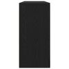 vidaXL Aparador 2 pcs Roble Negro 79 x 38 x 80 cm Madera de ingenier&iacute;a