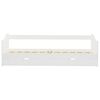 vidaXL Estructura sof&aacute; cama extra&iacute;ble sin colch&oacute;n pino blanco 90x200cm