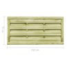 vidaXL Puertas valla 2 uds madera pino impregnada 150x75 cm verde