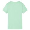Camiseta infantil verde claro 140
