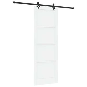 vidaXL Puerta Corredera ORKDAL Blanco 83 x 232 cm