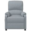 vidaXL Sill&oacute;n elevable tela gris claro