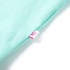 Camiseta infantil verde menta claro 140