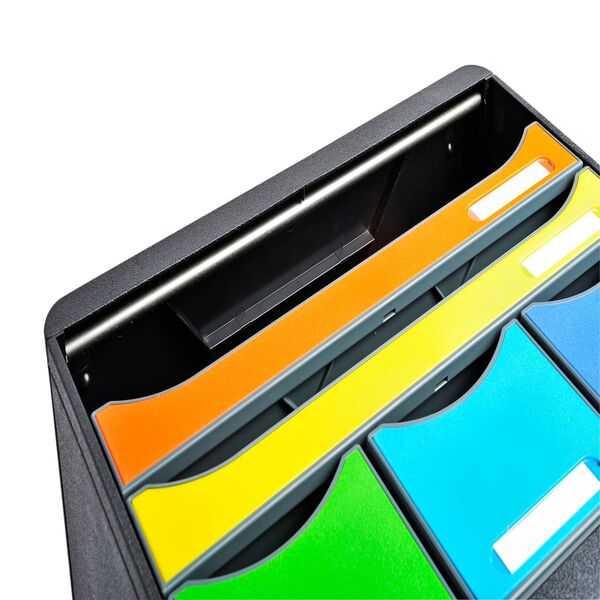 Exacompta Set de cajones escritorio Maxi con 6 cajones arlequinado