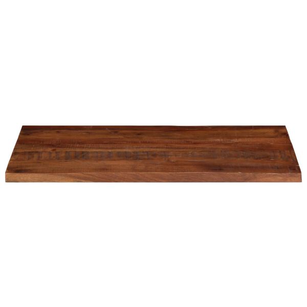 vidaXL Tablero mesa rectangular madera maciza reciclada 110x50x2,5 cm