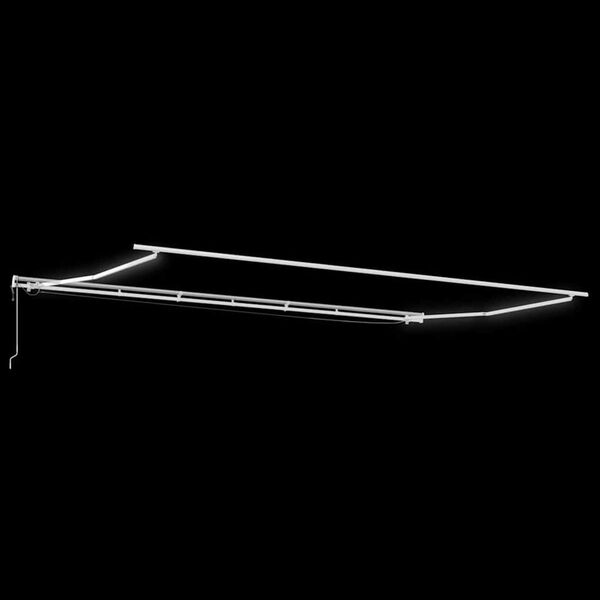 vidaXL Toldo Retr&aacute;ctil Naranja y Marr&oacute;n 600 x 350 cm Poli&eacute;ster y metal