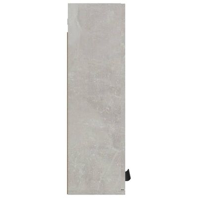 vidaXL Armario de baño de pared gris hormigón 32x20x67 cm