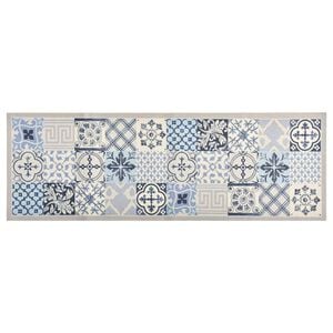vidaXL Alfombra de cocina lavable mosaico 60x300 cm