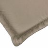 vidaXL Cojín de tumbona de tela Oxford gris taupe 180x60x4 cm