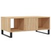 vidaXL Mesa de centro madera contrachapada roble Sonoma 90x50x36,5 cm