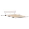 vidaXL Estructura de cama Marr&oacute;n 140 x 190 cm Madera