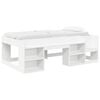 vidaXL Cama Infantil con Almacenamiento Blanco 75 x 190 cm