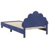 vidaXL Cama para niños con cabecero Azul Policía 90 x 200 cm