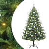 vidaXL &Aacute;rbol de Navidad Artificial Pre-iluminado con Juego de Bolas