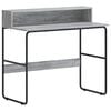 vidaXL Escritorio con almacenamiento Sonoma gris 100 x 50 x 91 cm