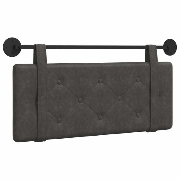 vidaXL Cabecera Colgante Montaje en la pared Negro 100 cm PU antiguo