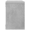 vidaXL Estantes cubo de pared 4 unidades gris hormig&oacute;n 22x15x22 cm
