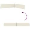 vidaXL Toldo lateral retr&aacute;ctil para patio color crema 170x1200 cm