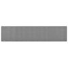 vidaXL Alfombra de pasillo gris oscuro 50x250 cm