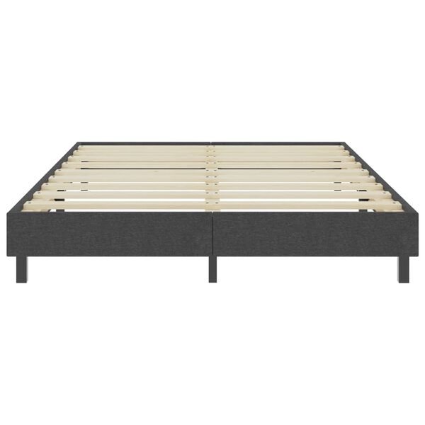vidaXL Estructura de cama Box Spring tela gris 140x200 cm