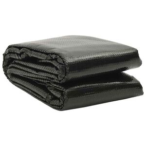 vidaXL Cubierta de piscina PE negro 260x160 cm
