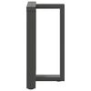 vidaXL Patas para mesa de comedor en forma de T (2 unidades), antracita, 50 x 35 x (72-73) cm, acero