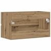 vidaXL Mueble de lavabo madera ingenier&iacute;a roble artisian 90x38,5x45 cm