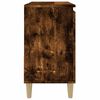 vidaXL Armario de baño madera contrachapada roble ahumado 65x33x60 cm