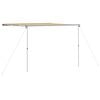 vidaXL Toldo para autocaravanas y caravanas 3x3x2,15 m beige