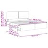 vidaXL Estructura de cama Roble Sonoma 180 x 200 cm Madera Ingenieril