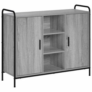 vidaXL Aparador Sonoma gris 97 x 33 x 81 cm Madera de ingenier&iacute;a