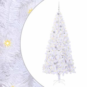vidaXL &Aacute;rbol de Navidad artificial con 300 LED 210 cm PVC y Acero