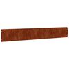 vidaXL Bordes de c&eacute;sped acero corten flexible 50 piezas 15x103 cm