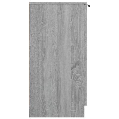 vidaXL Mueble zapatero de madera contrachapada gris Sonoma 59x35x70 cm