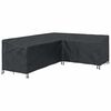 vidaXL Funda para muebles 250 x 180 x 80 cm Tela Oxford 420D Forma L