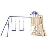 vidaXL Parque infantil de exterior de madera maciza de pino